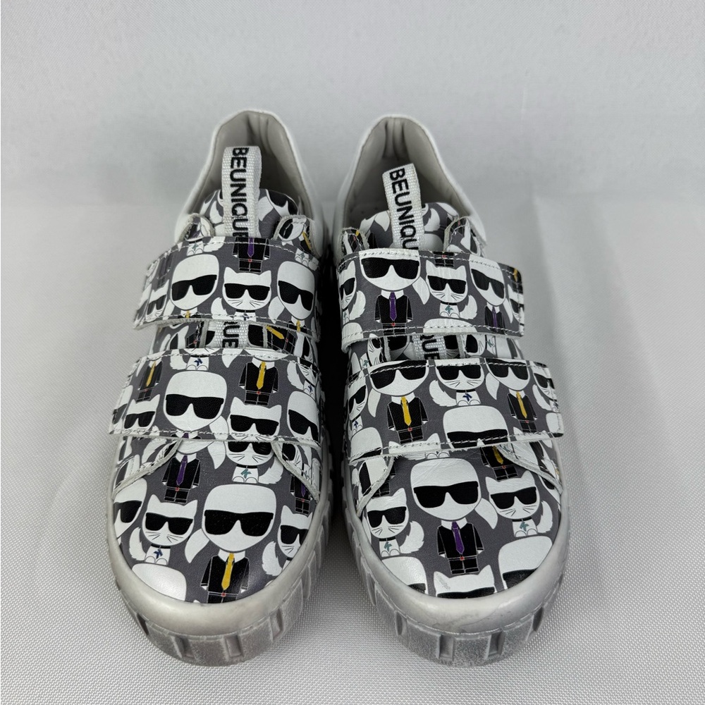 Kids Sneakers - Black and White